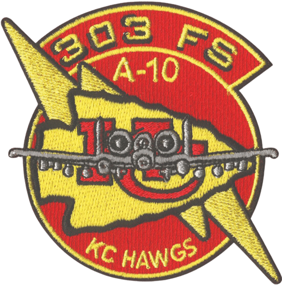A - 10 KC Hawgs (303 FS) - Badass Patches