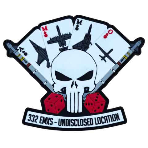 AMMO Cards Punisher Skull PVC Patch - Badass Patches