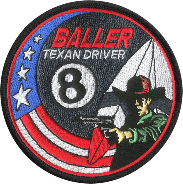 Baller Texan Driver - Badass Patches