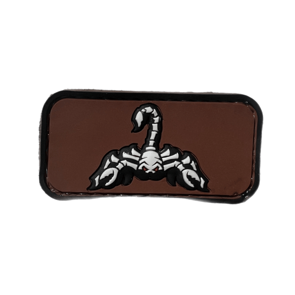 Brown Scorpion Tab - Badass Patches