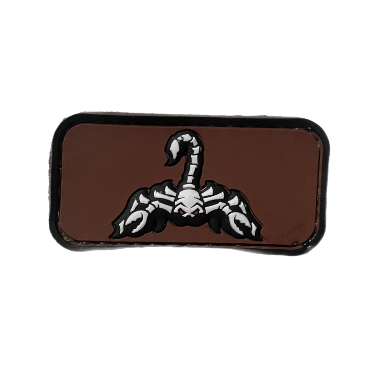 Brown Scorpion Tab - Badass Patches