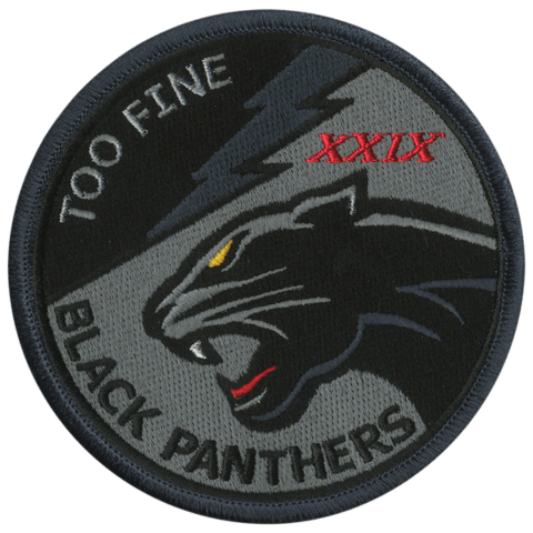 Cadet Panther Driver Embroidered Patch - Badass Patches