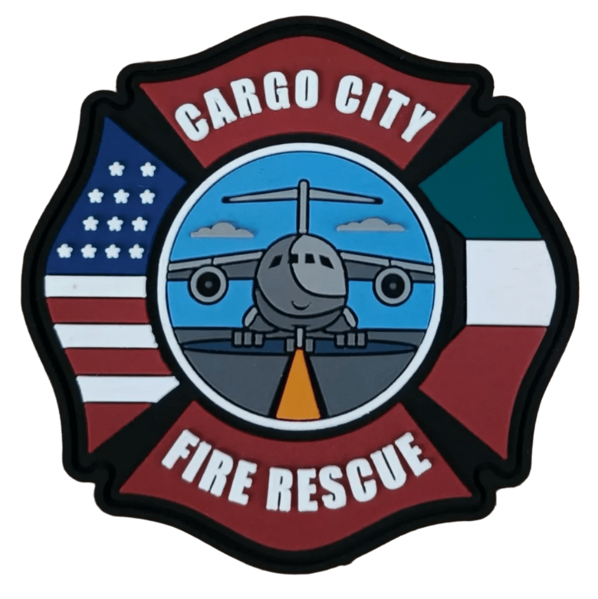 Cargo City Fire Rescue PVC Patch - Badass Patches