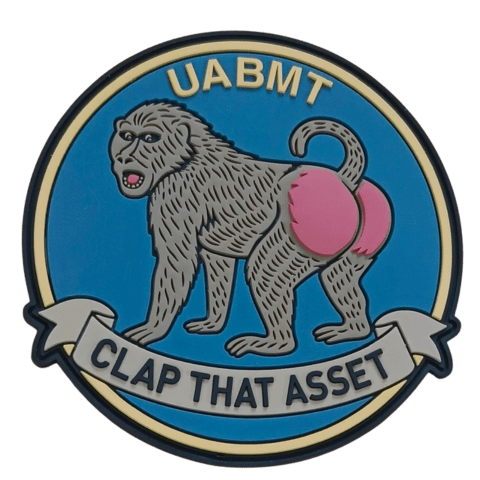 Clap That Asset Baboon PVC Patch - Badass Patches