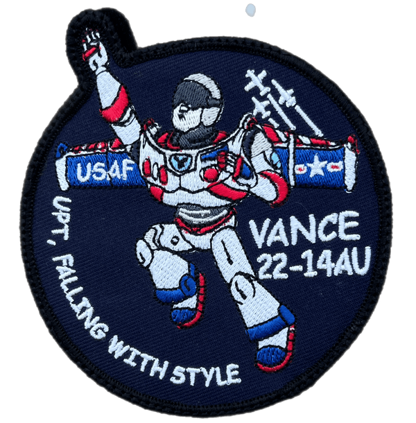 Class 22 - 14AU Vance Falling with Style Patch - Badass Patches