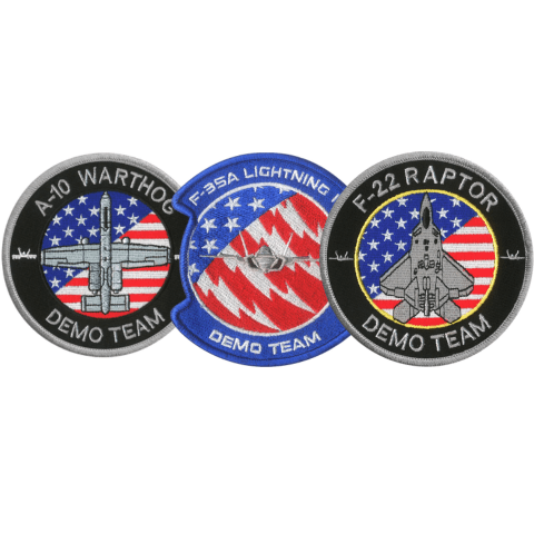 Demo Team Embroidered Patch Bundle - Badass Patches