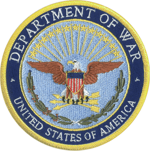 Department of War Embroidered Patch - Badass Patches