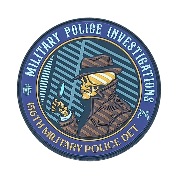 Detective Skeleton PVC - Badass Patches