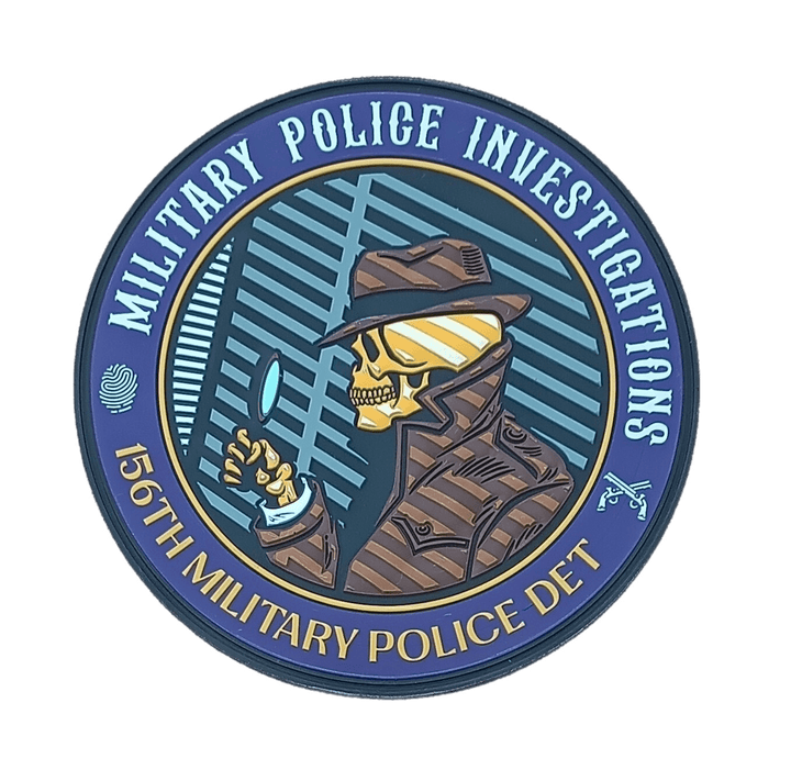 Detective Skeleton PVC - Badass Patches