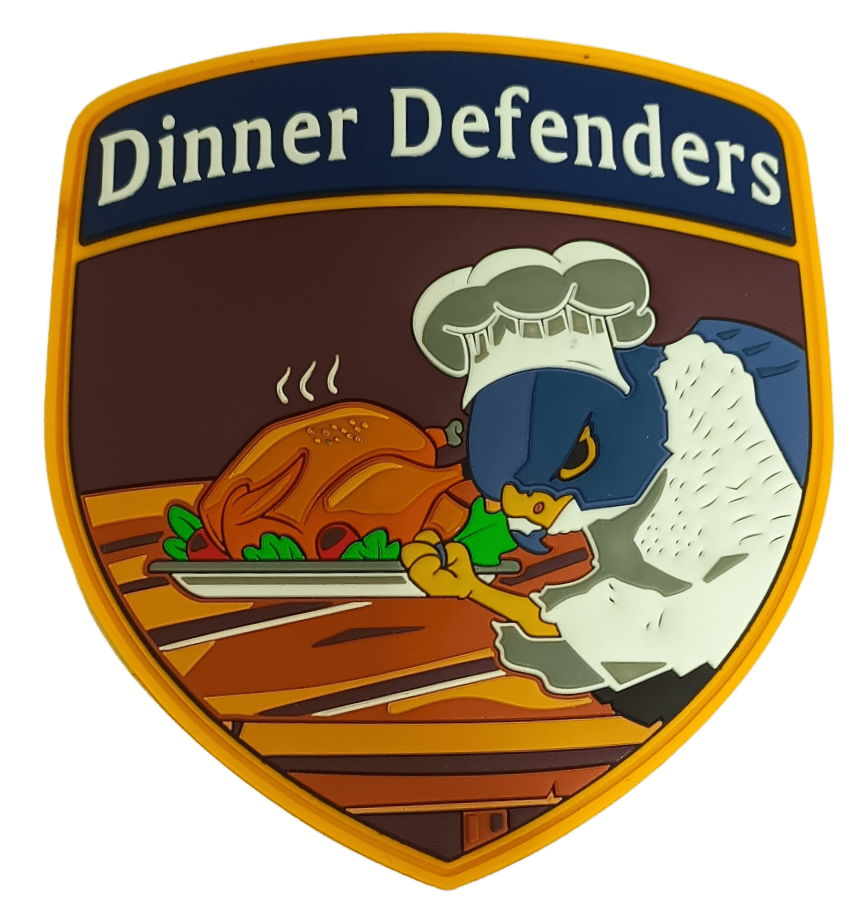Dinner Defenders PVC Patch – Badass Patches