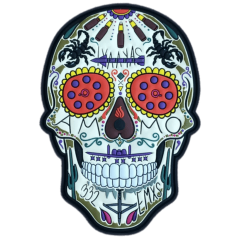 DM AMMO Sugar Skull - Badass Patches
