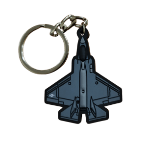 F-35C Navy PVC Keychain - Badass Patches