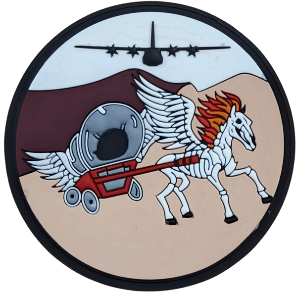 Flying Skeleton Pegasus - Badass Patches