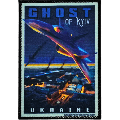 Ghost of Kyiv Badass Patch - Squadron Posters Donation Campaign - Badass Patches