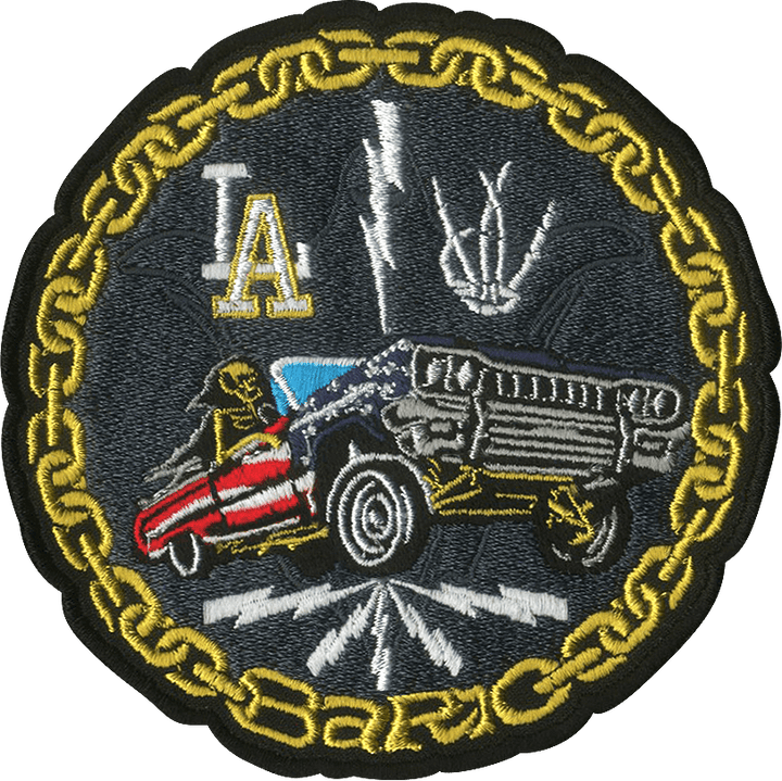 Ghost Ride Whip Embroidered Patch - Badass Patches