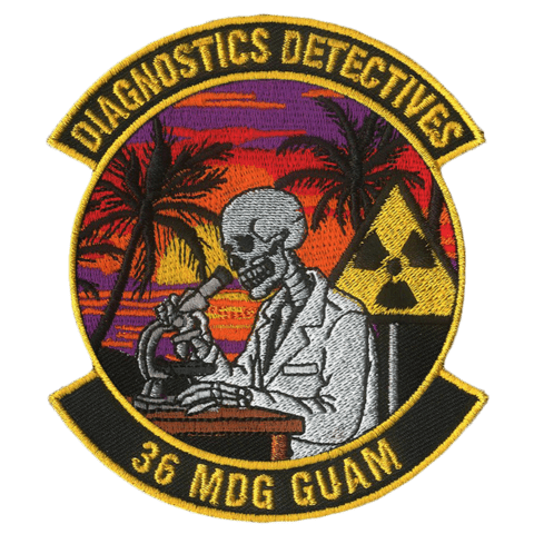 Guam Diagnostic Detectives Embroidered Patch - Badass Patches