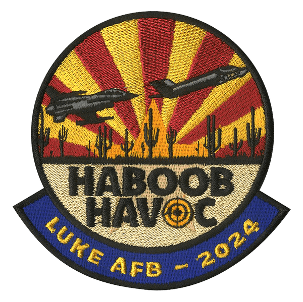 Haboob Havoc - Luke AFB 2024 - Badass Patches