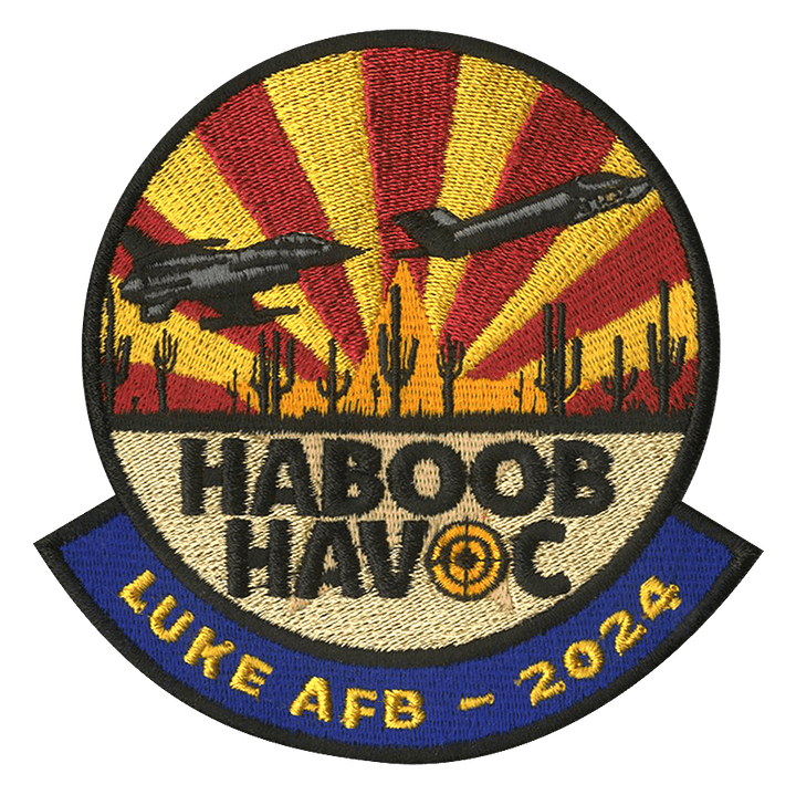 Haboob Havoc - Luke AFB 2024 - Badass Patches