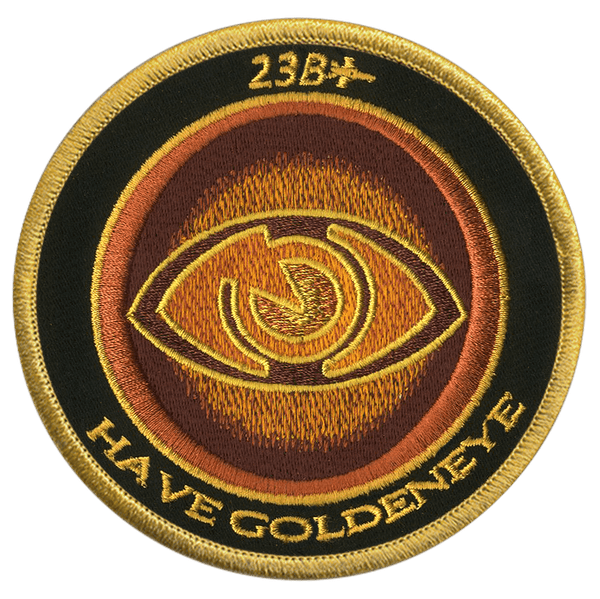 Have Goldeneye 23B Embroidered Patch - Badass Patches