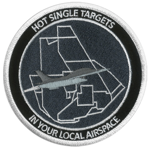 Hot Single Targets Embroidered Patch - Badass Patches