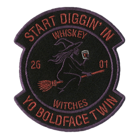 IFT Whiskey Witches Embroidered Patch - Badass Patches