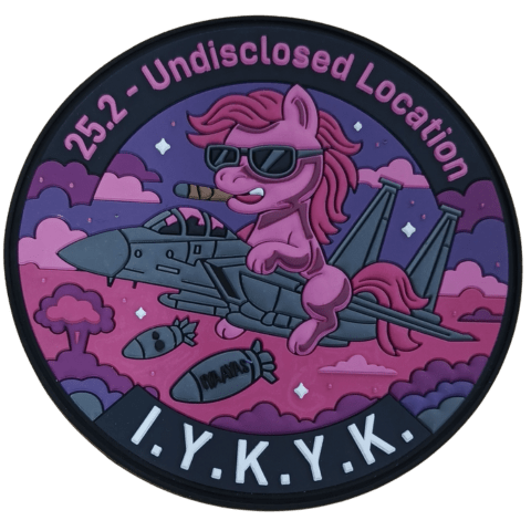 IYKYK Pink Pony Club 25.2 PVC Patch - Badass Patches