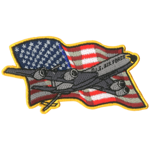 KC - 135 Gold Flag - Badass Patches