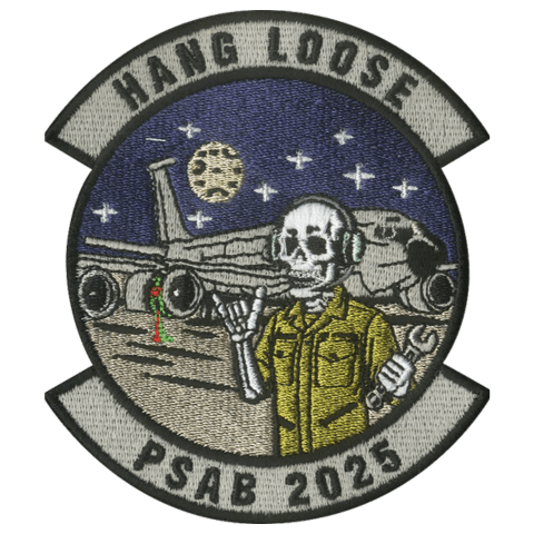 KC - 135 Hang Loose Embroidered Patch - Badass Patches