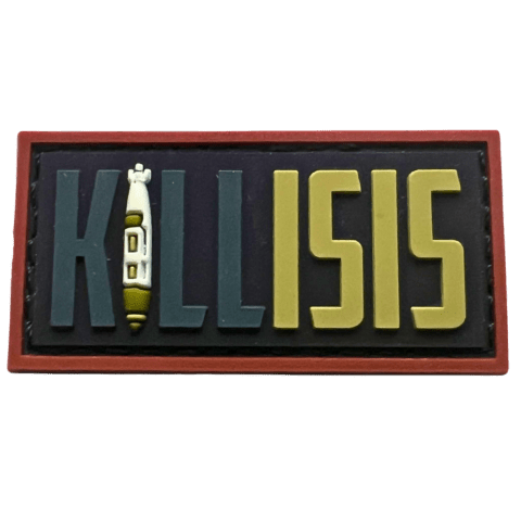 Kill ISIS Pencil Tab JASSM PVC Patch - Badass Patches