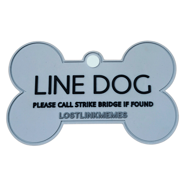 Line Dog PVC Patch - Lost Link Memes - Badass Patches