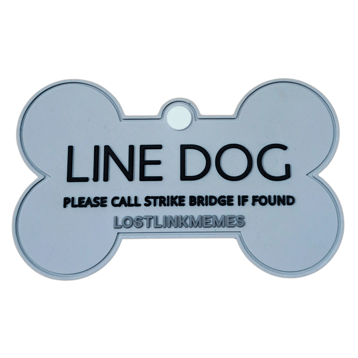 Line Dog PVC Patch - Lost Link Memes - Badass Patches