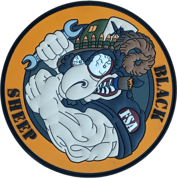 LM Black Sheep PVC Patch - Badass Patches