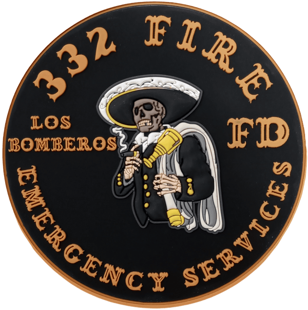 Los Bomberos Fire - Badass Patches