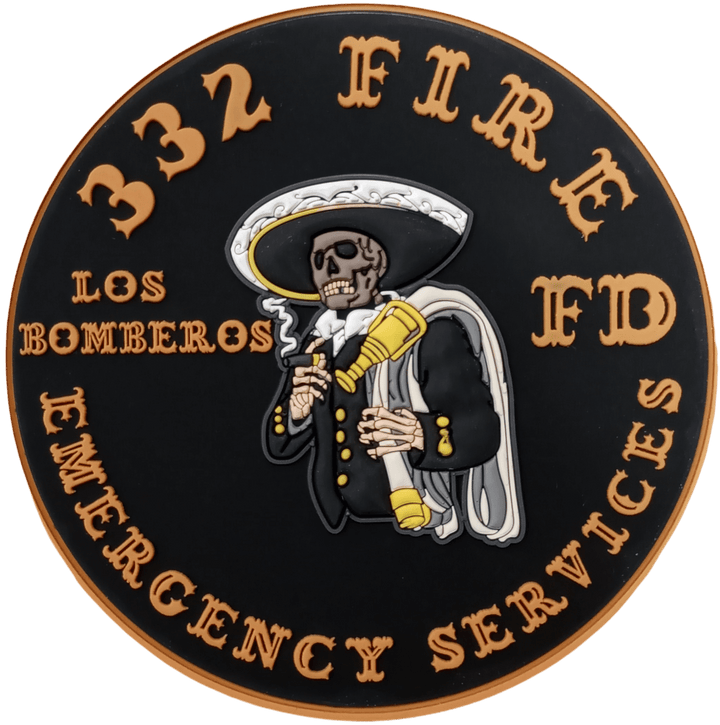 Los Bomberos Fire - Badass Patches