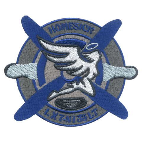 LX7 135LT HOMESICK Embroidered Patch - Badass Patches