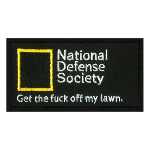 National Defense Society Embroidered Pencil Patch - Badass Patches