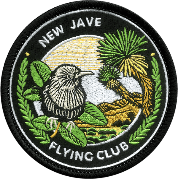 New Jave Flying Club - Badass Patches