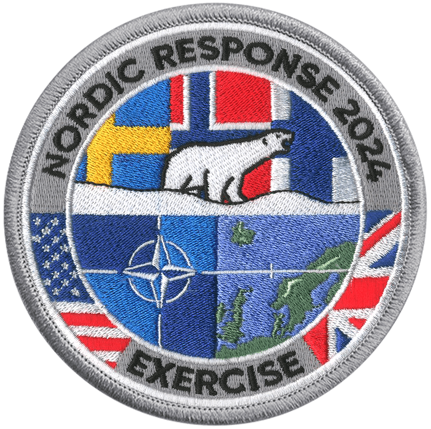 Nordic Response Exercise 2024 Embroidered Patch – Badass Patches