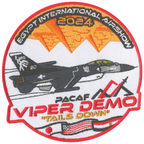 PACAF Viper Demo (Egypt Airshow 2024) - Badass Patches