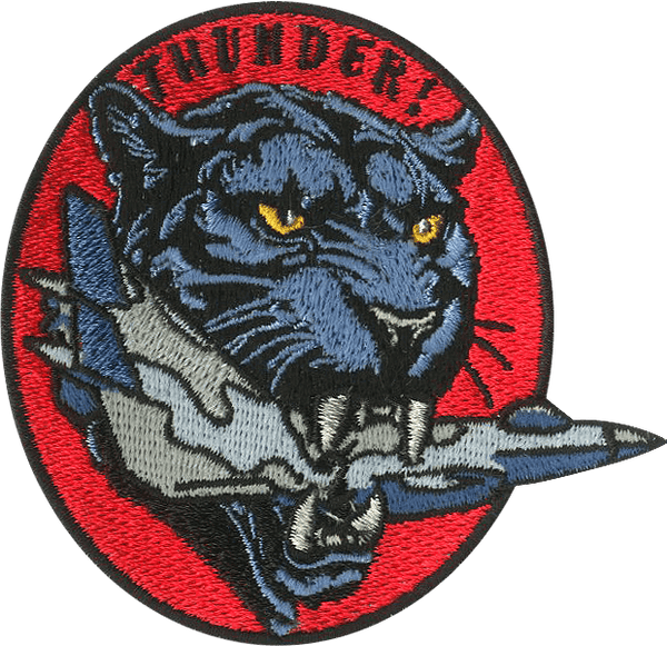 Panther Thunder Eating a J20 - Badass Patches