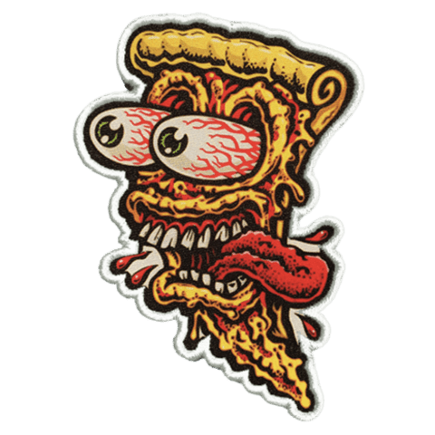 Pizza Slice Guy Sublimated Patch - Badass Patches