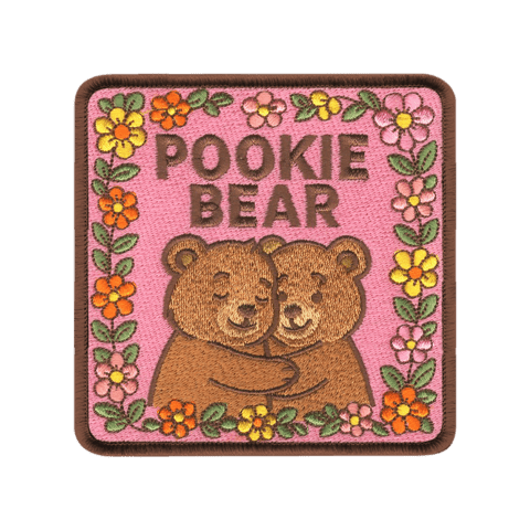 Pookie Bear Embroidered Patch - Badass Patches