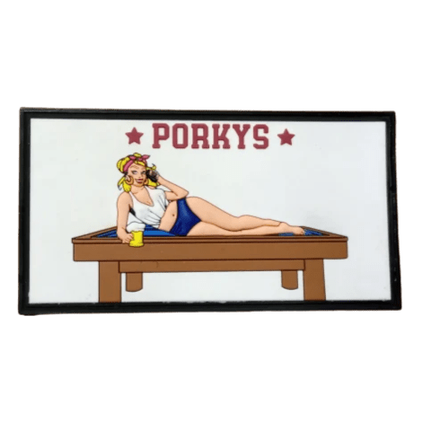 PORKYS PIN UP - Badass Patches