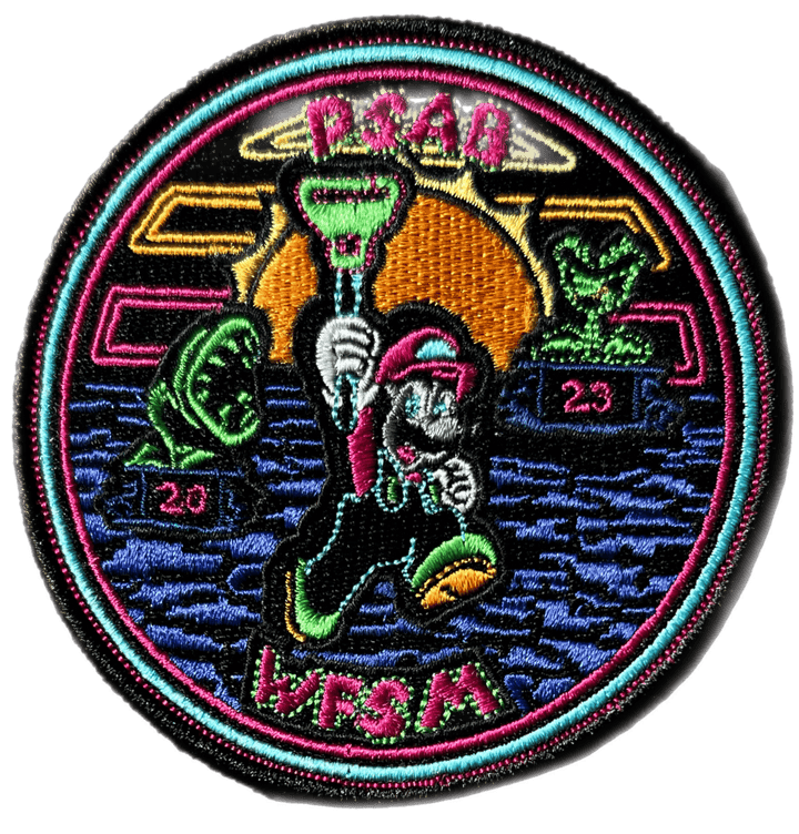 PSAB WFSM Neon - Badass Patches