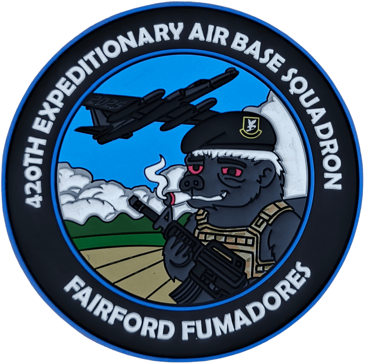 RAF Fairford Fumadores FC PVC - Badass Patches