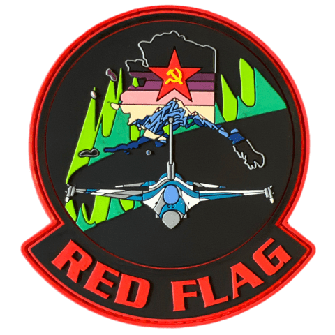Red Flag F - 16 Aggressors - Badass Patches