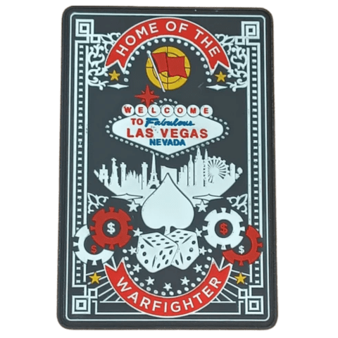 Red Flag Mx Vegas Card - Badass Patches