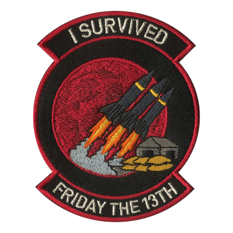 Red Moon Bunker Embroidered Patch - Badass Patches