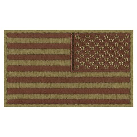 Reverse OCP Flag Embroidered Patch - Badass Patches