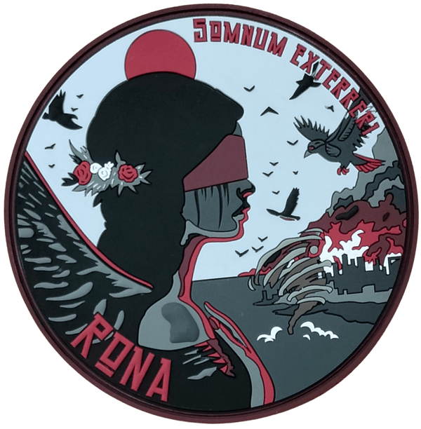 Rona Girl Crow PVC Patch - Badass Patches